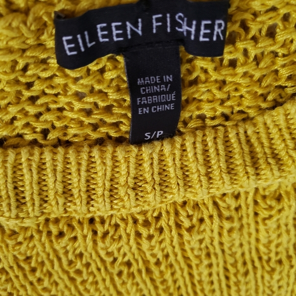 EILEEN FISHER Organic-Linen & Organic-Cotton Ribbed Sweater - Picture 5 of 5